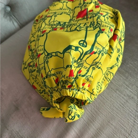 Masters Surgical hat with Green and Red Designs. - Picture 2 of 6